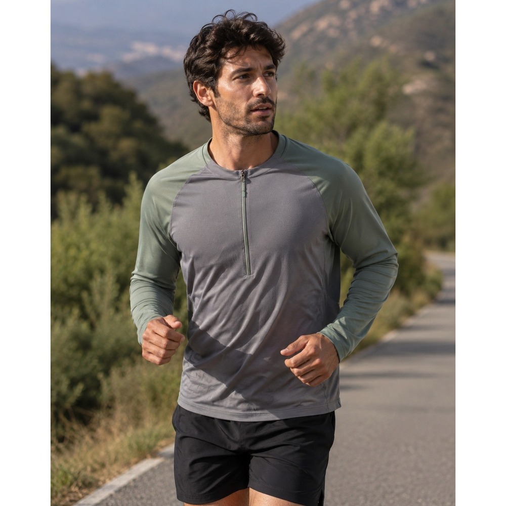 LULULEMON Nulux‎ Running Activewear Half-Zip Reflective Iridescent Medium